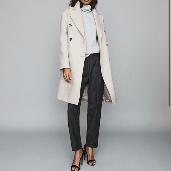 REISS ALYX MELANGE WOOL BLEND COAT - Picture 2 of 3